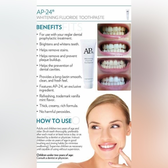(5) tubes of Ap24 Whitening Fluoride Toothpaste - Picture 5 of 7